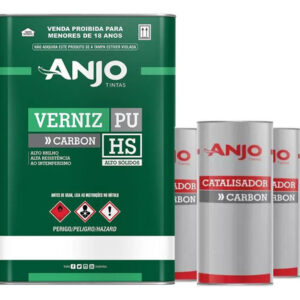 Verniz Automotivo Pu Hs Carbon 2:1 Alto Solidos - Anjo 5lts