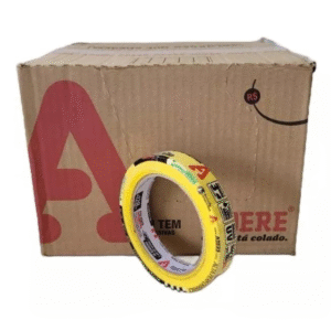 32 Fita Crepe Fina Amarela 18mm X 40m Adere