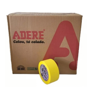 36 Fita Crepe Larga Amarela 48mm X 40m Adere