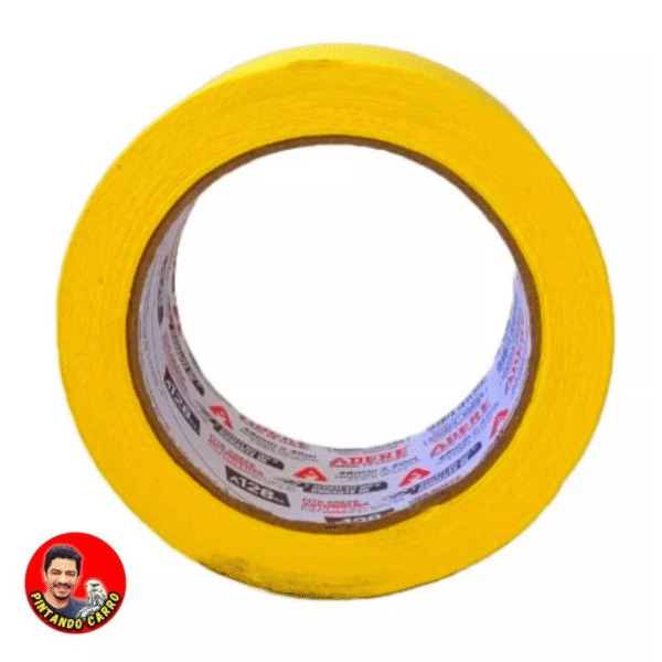 36 Fita Crepe Larga Amarela 48mm X 40m Adere - Imagem 2