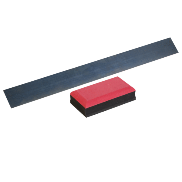 Kit Taco Lixador Manual 7 X 13 Cm Mais Regua Aplica Massa