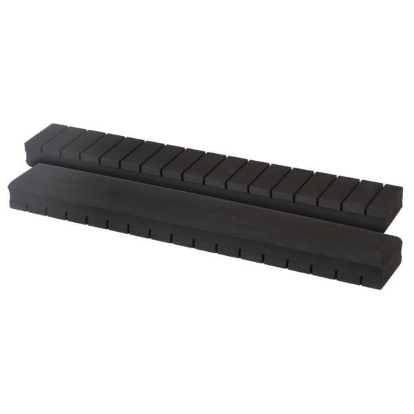 Taco Fatiado Lixador Manual 50 Cm Sem Velcro E Régua Aço - Imagem 2