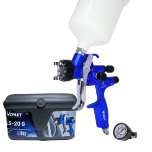 Pistola De Pintura Ls-20 Bico 1.3mm Com Maleta e Nanômetro - Voylet