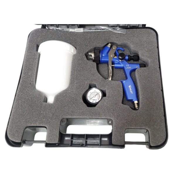 Pistola De Pintura Ls-20 Bico 1.3mm Com Maleta e Nanômetro - Voylet - Imagem 2