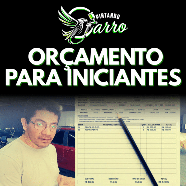 Orçamento de Funilaria e Pintura de maneira simples