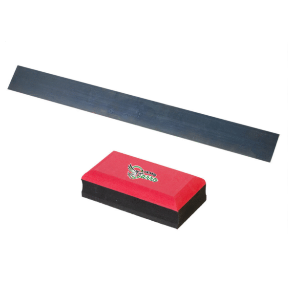 Kit Taco Lixador Manual 7 X 13 Cm Mais Regua Aplica Massa