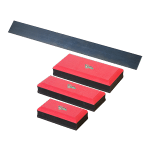 Kit 3 Tacos E Régua Lixamento Manual Eva Pintura Automotivo