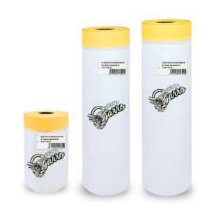 Kit 3x Plastico Estático C/Fita Crepe